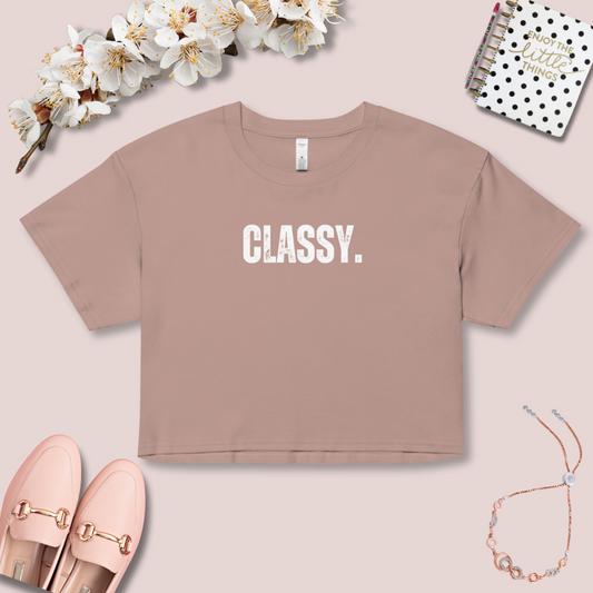 CLASSY Cropped T-Shirt image 0